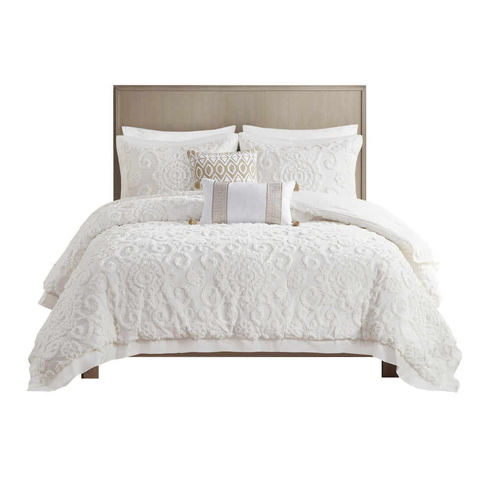 Comforter Mini set Ivory Full/Queen Media 1