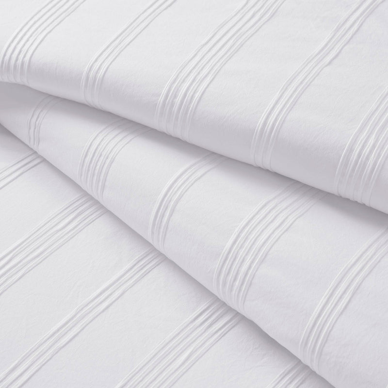 7-Piece King Woven Striped Comforter Set