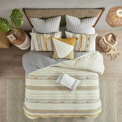 3 Piece Cotton Duvet Cover Set perspective