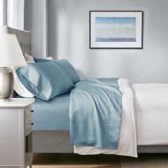 4-Piece HeiQ Smart Temperature Cotton Blend Sheet Set perspective