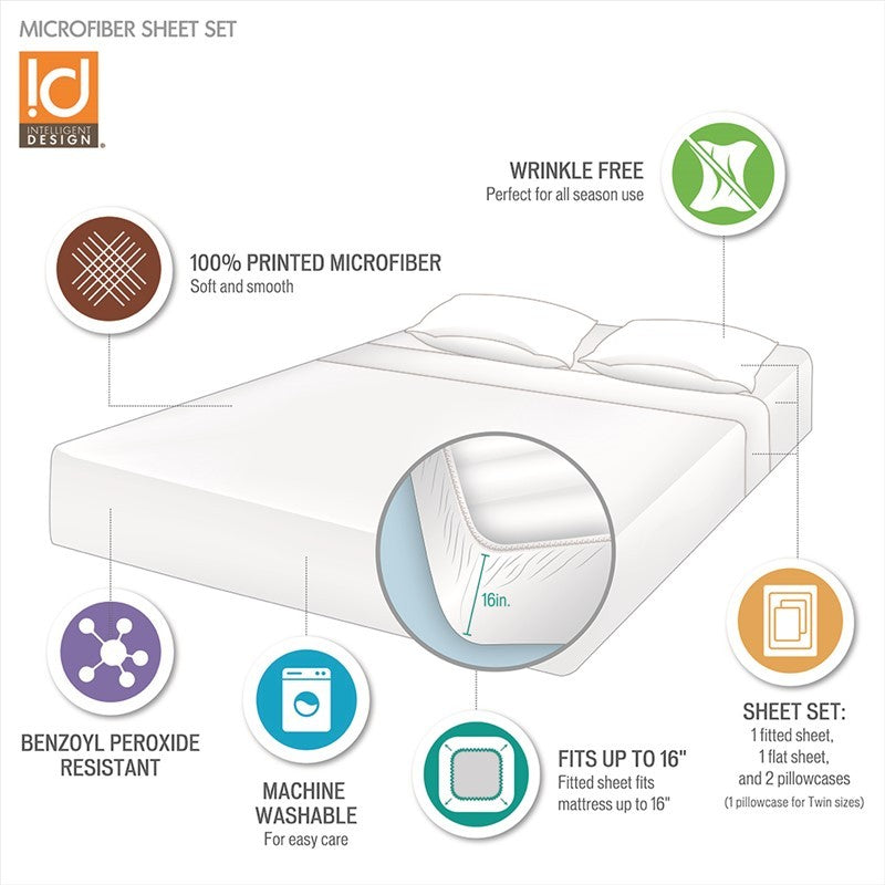 4PCS Queen Sheet Set Media 8