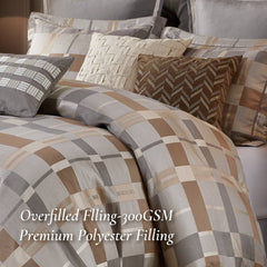 Jacquard Oversized Duvet Style Comforter Set perspective