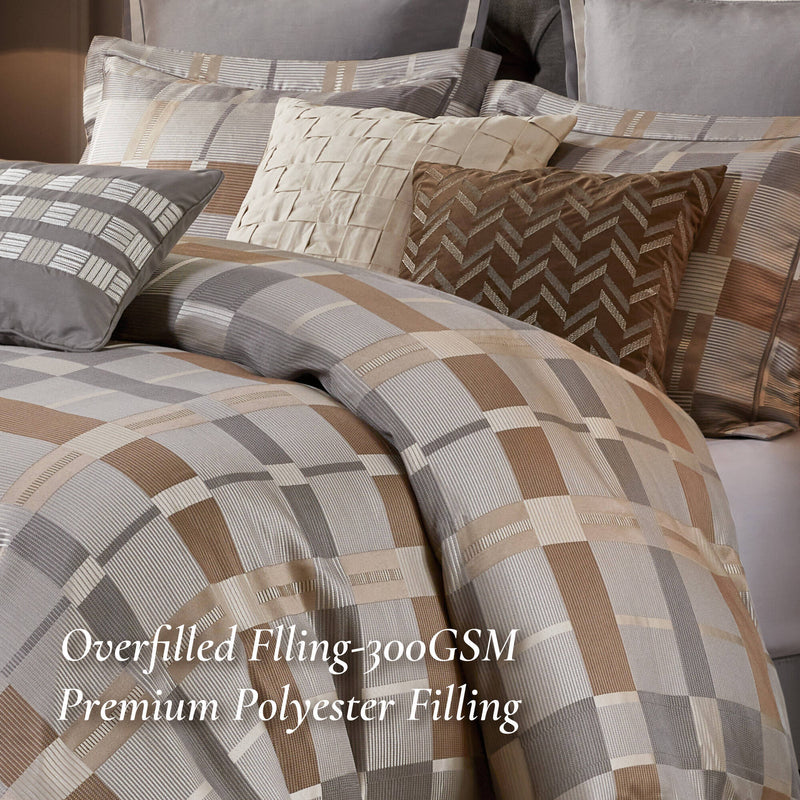 Jacquard Oversized Duvet Style Comforter Set