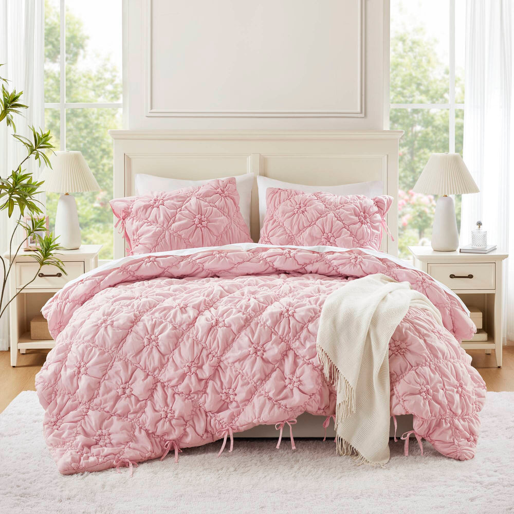 3PCS Full/Queen Comforter Set Media 17