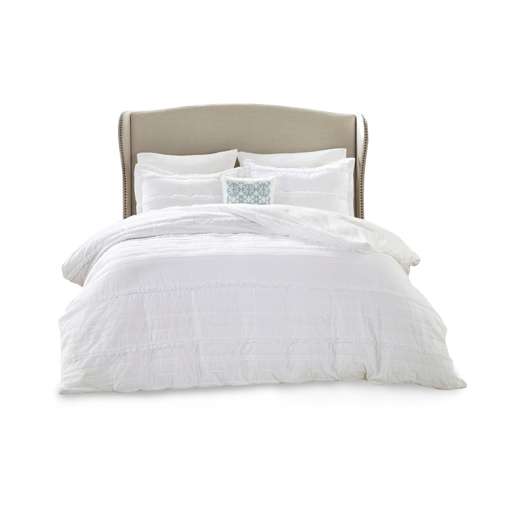 King/Cal King 4 Piece Microfiber 2-in-1 Duvet Set Media 4