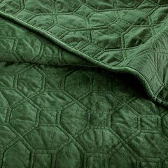 3 Piece Velvet Quilt Set perspective