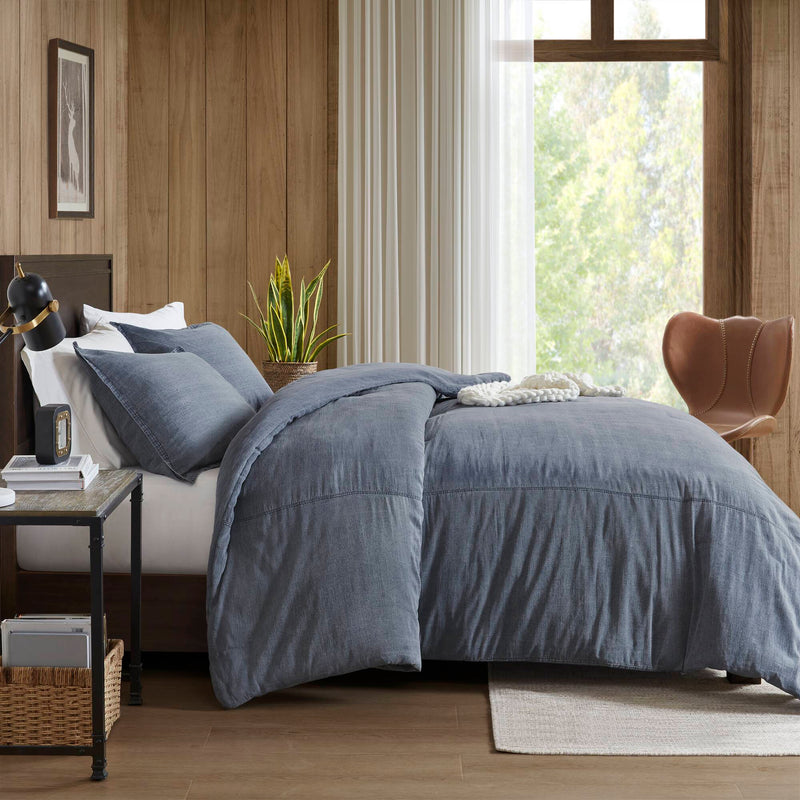 3PCS Twill Washed Duvet Set