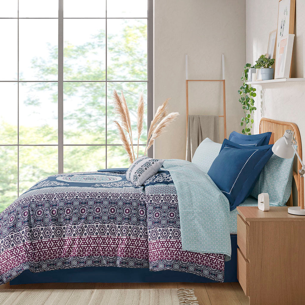 Twin XL Boho Comforter Set with Bed Sheets Media 16