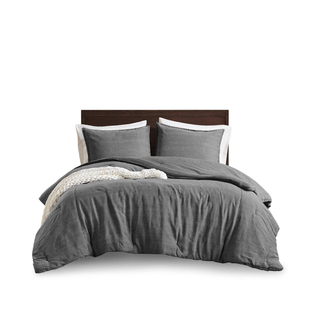 3PCS King/Cal King Twill Washed Comforter Set Media 16