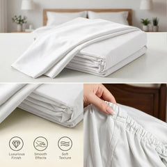 Bamboo Sheet Set Organic Bamboo & Oeko-Tex Certified Soft Sleep Comfort perspective