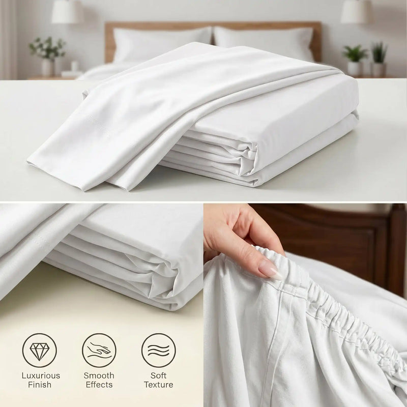 Bamboo Sheet Set Organic Bamboo & Oeko-Tex Certified Soft Sleep Comfort