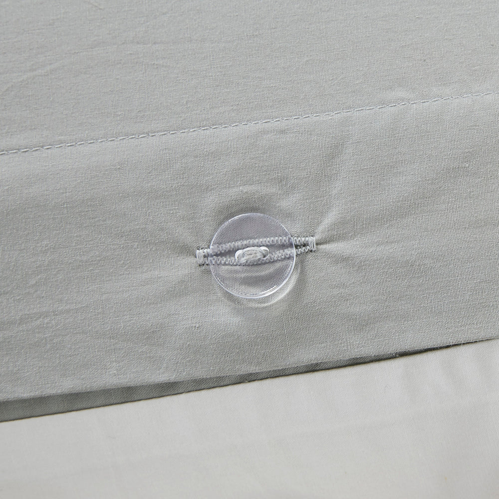 Full/Queen Cotton Printed Duvet Cover Set with Trims Media 10