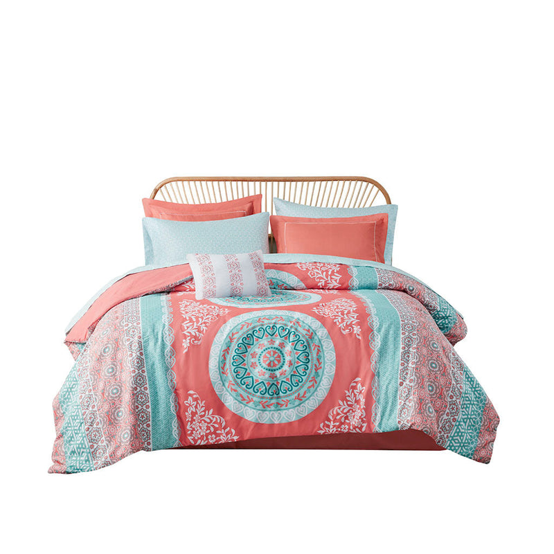 Twin XL Boho Comforter Set with Bed Sheets