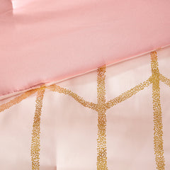 5-Piece 100% Polyester Brushed Comforter Set perspective
