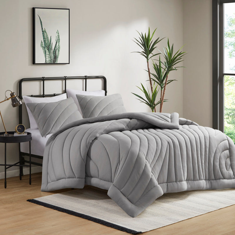 Poly Jersey Puffy Comforter Set