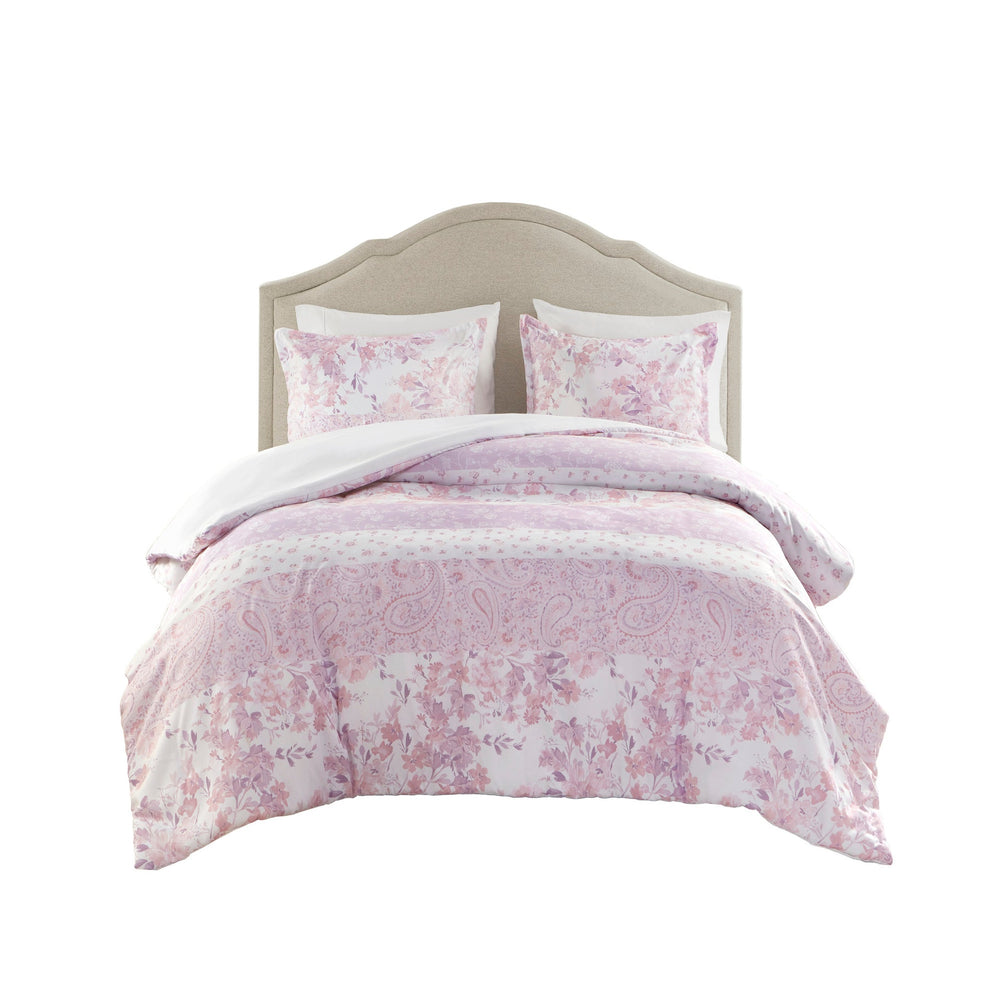 Floral Paisley Duvet Cover Set Full/Queen Media 19