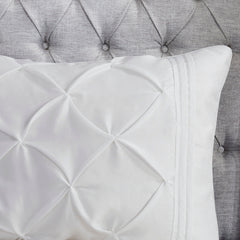 7-Piece 100% Polyester Pieced Pleated Tufted Comforter Set perspective