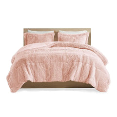 Shaggy Long Fur Comforter Mini Set perspective