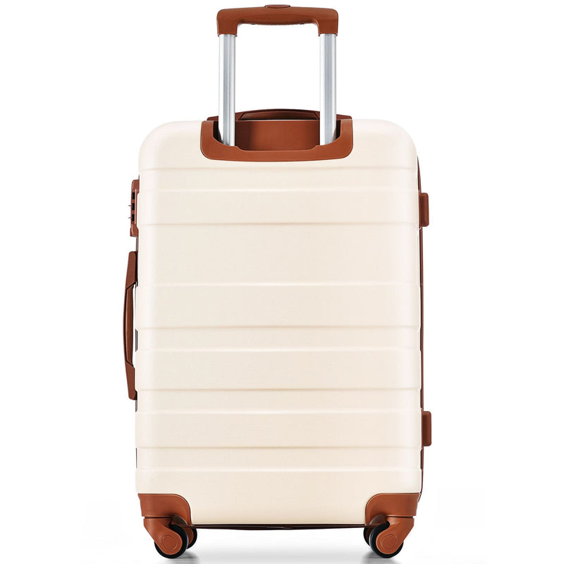 ABS Luggage Set Lightweight Hardside 3 Piece & Spinner Wheels & TSA Lock System