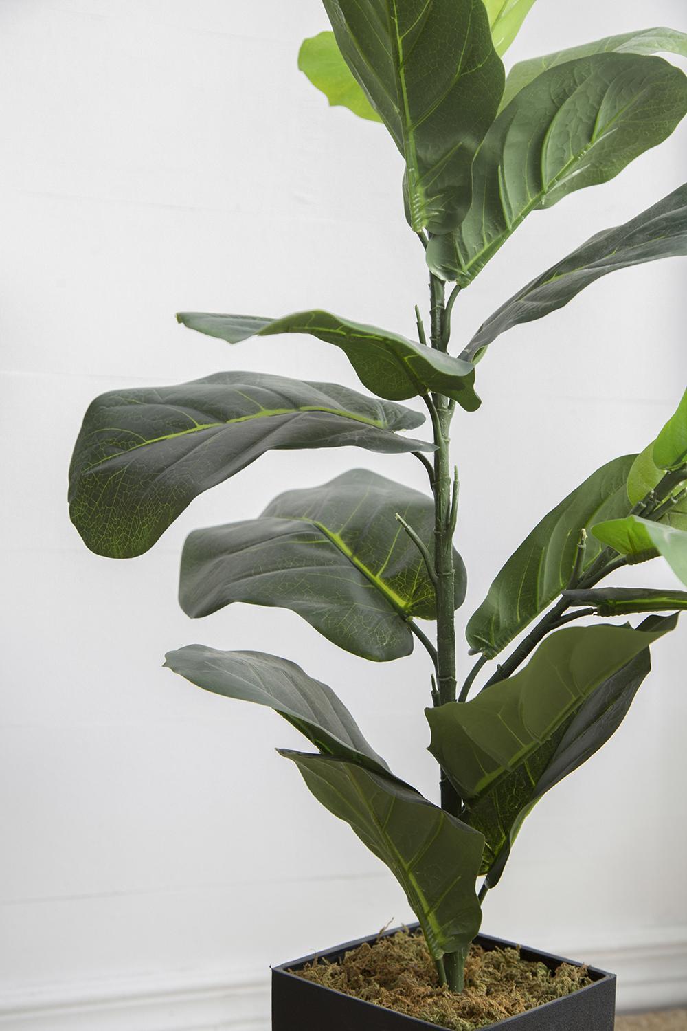 20x16x35' Artificial Fiddle-Leaf Fig Potted Plant Media 2