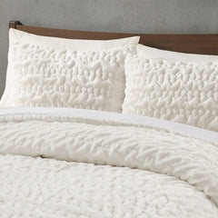 Ruched Fur Down Alternative Comforter Set perspective
