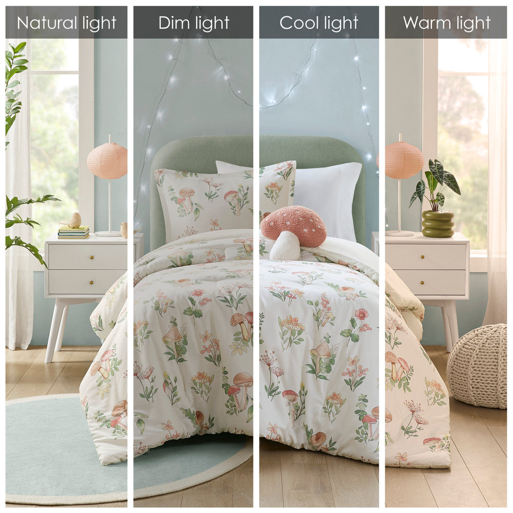 Mushroom Garden Comforter Set Twin/Twin XL Media 4