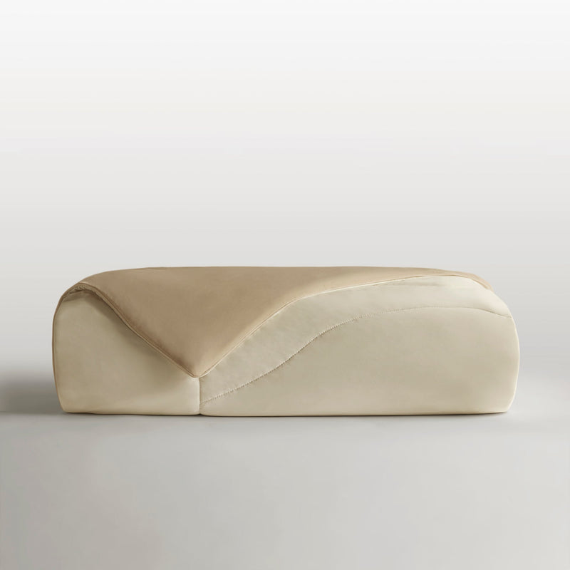 1-Piece King/Cal King Reversible Tencel Comforter Blanket,Linen