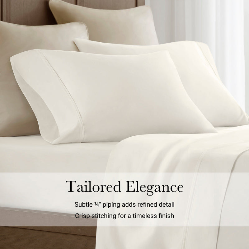 2-Piece Sham Sateen Pillowcase Set