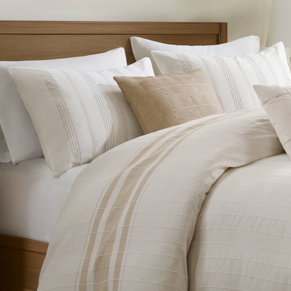 5- Piece King/Cal King Cotton Jaquard Duvet Set Media 16