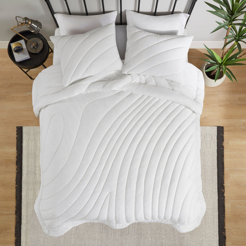 Poly Jersey Puffy Comforter Set