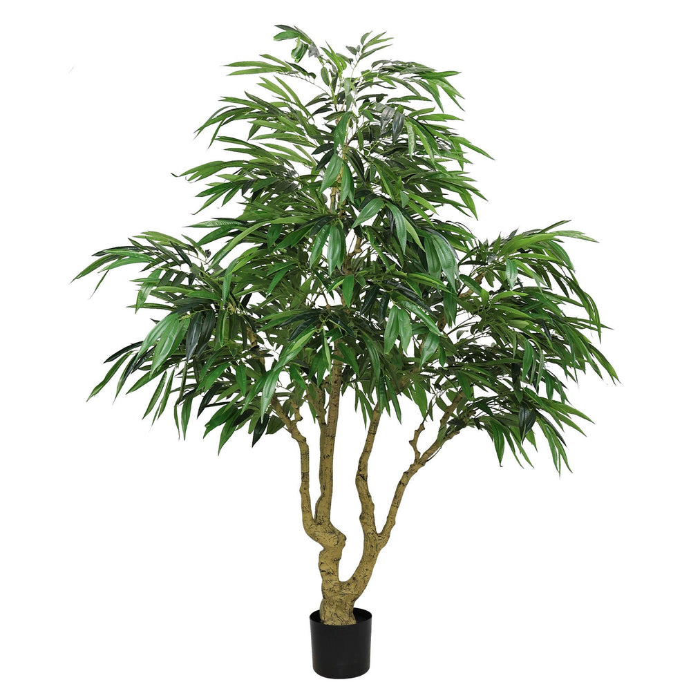 7FT Artificial willow Tree, Indoor Faux slik Greenery Plant for Home, Apartment, or Office Decoration, 1pc/set Media 2