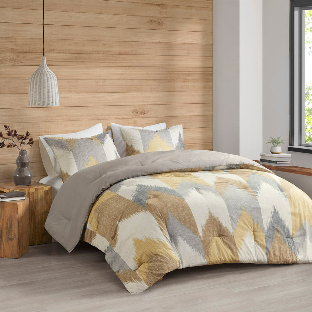 King/Cal King 3 Piece Comforter Mini Set Media 1