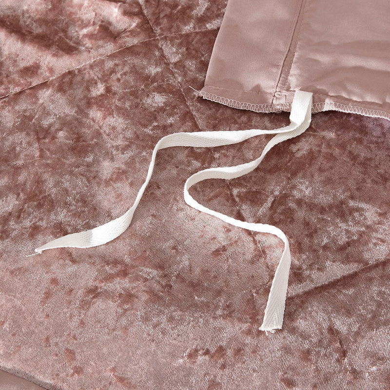 Full/Queen Velvet Duvet Cover Set with Throw Pillow