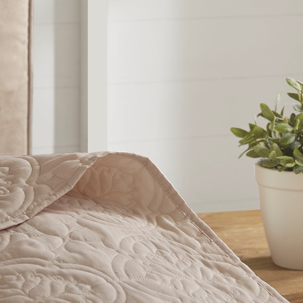 3 Piece Reversible Bedspread Set Khaki King/Cal King Media 7