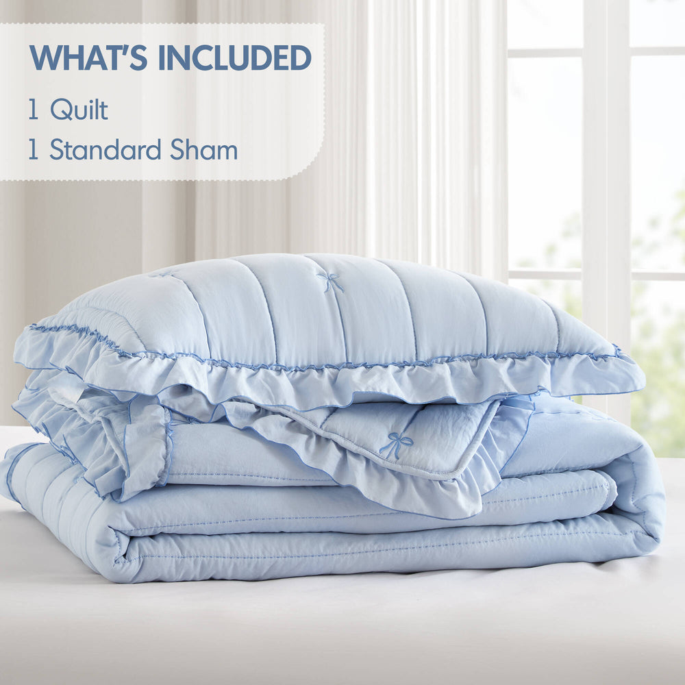 2- Piece Twin/Twin XL Quilt Mini Set Media 10