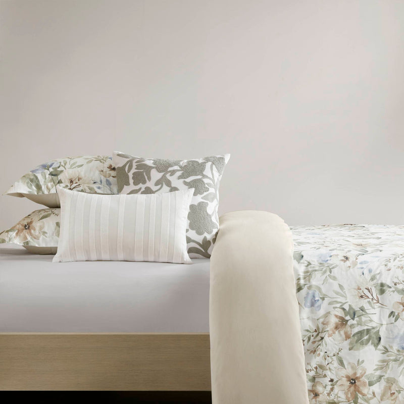 5PCS King/Cal King Cotton Sateen Print Duvet Set