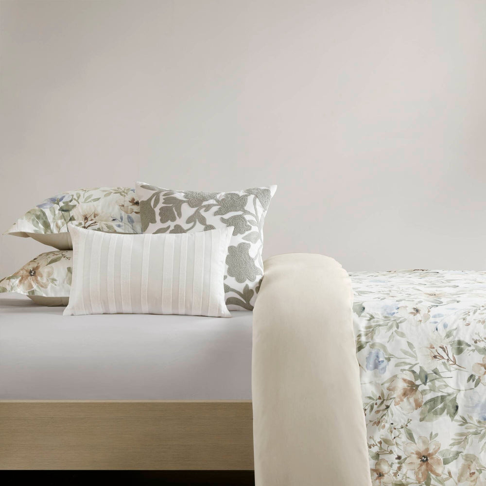 5PCS Full/Queen  Cotton Sateen Print Duvet Set Media 19