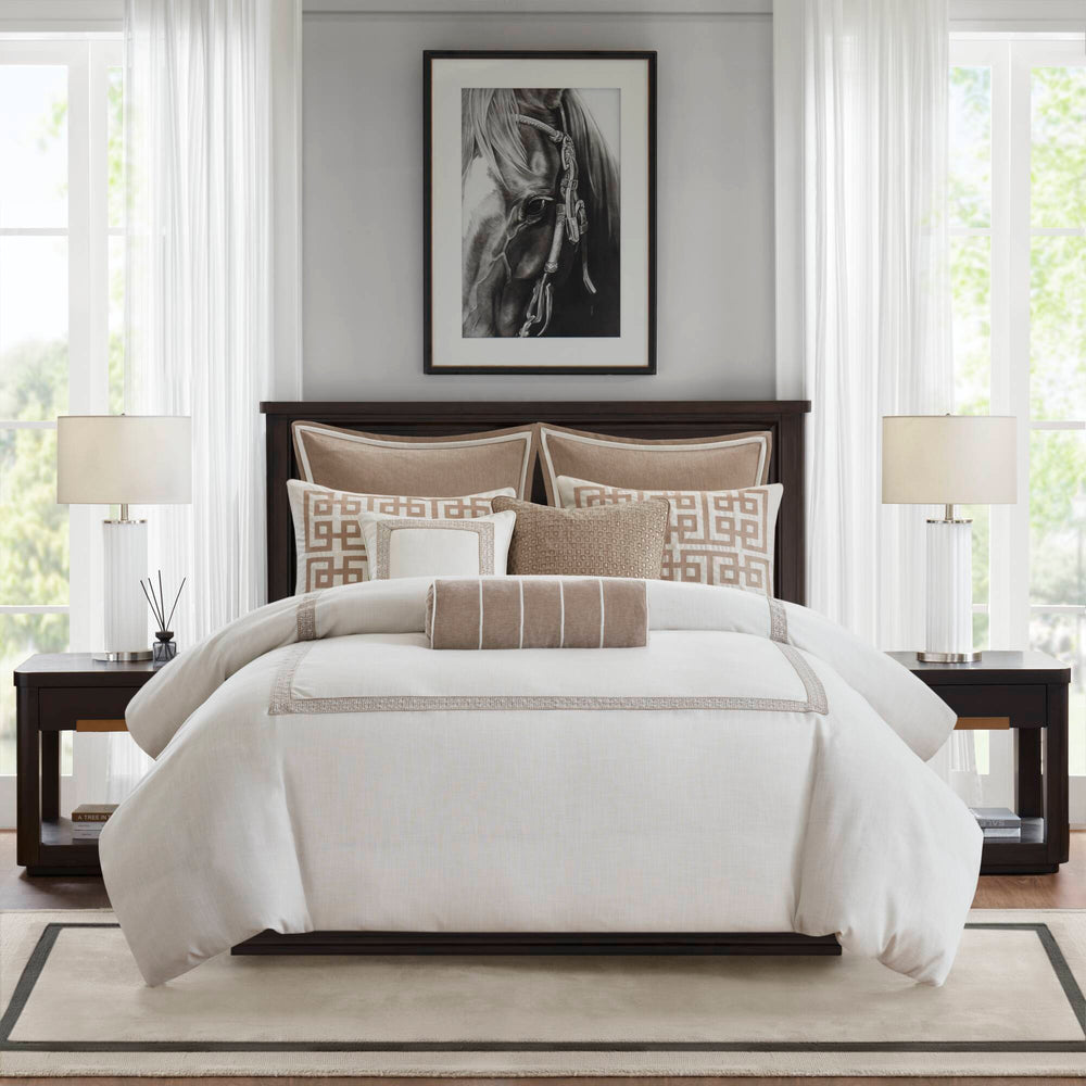 8- Piece Queen Comforter Set Media 17