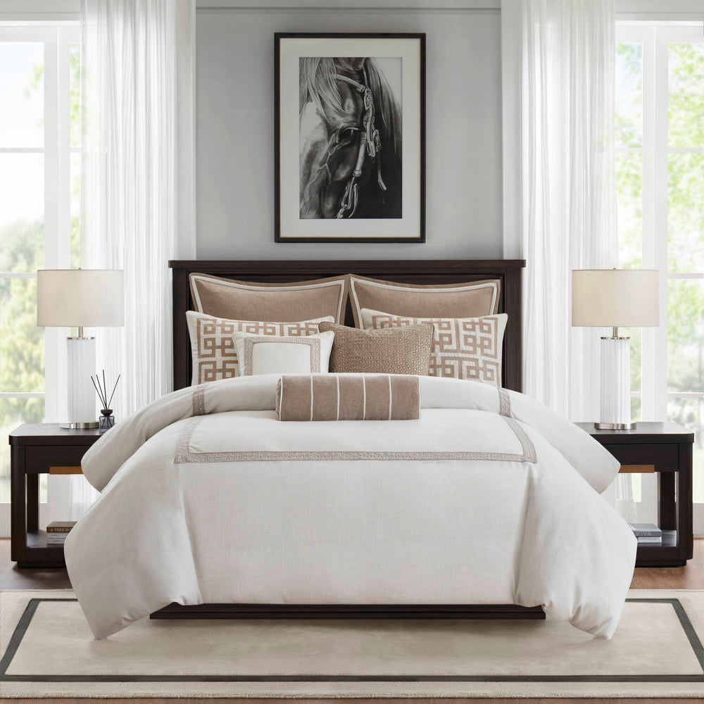 8- Piece Queen Comforter Set Media 17