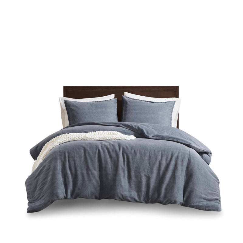 3PCS Twill Washed Duvet Set