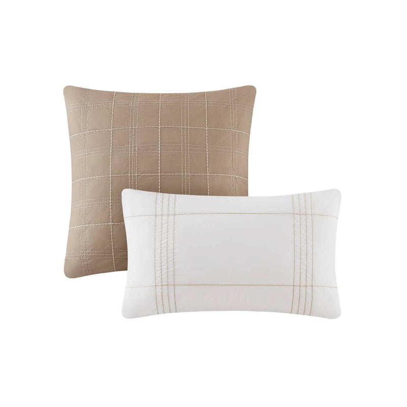 5 Piece Cotton Jaquard Duvet Set