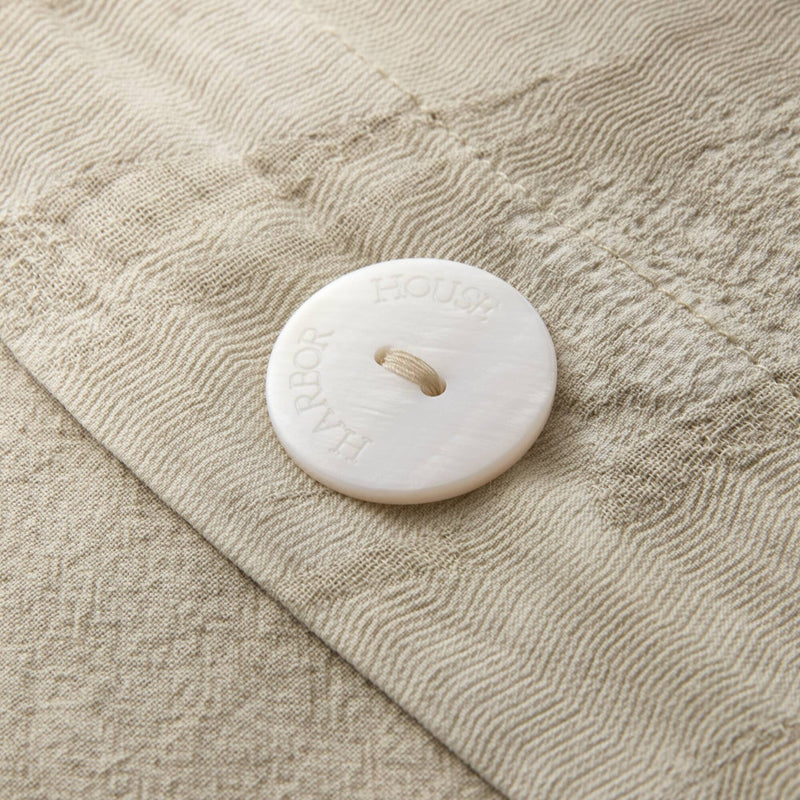 3 Pieces King Cotton Duvet Set,Linen