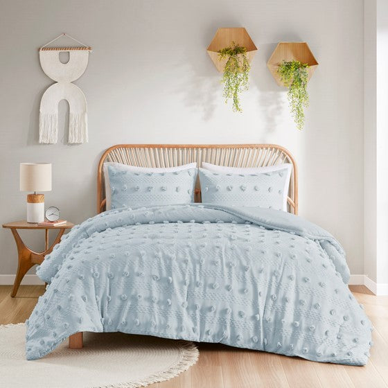 King/Cal King Clip Jacquard Comforter Set