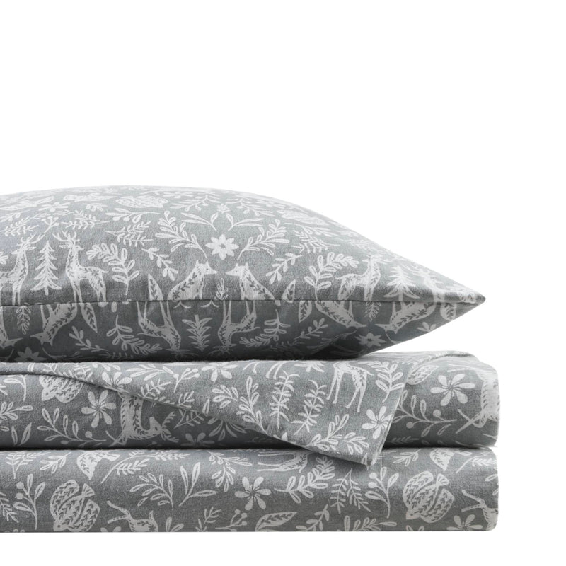 4-Piece 100% Cotton Printed Sheet Set