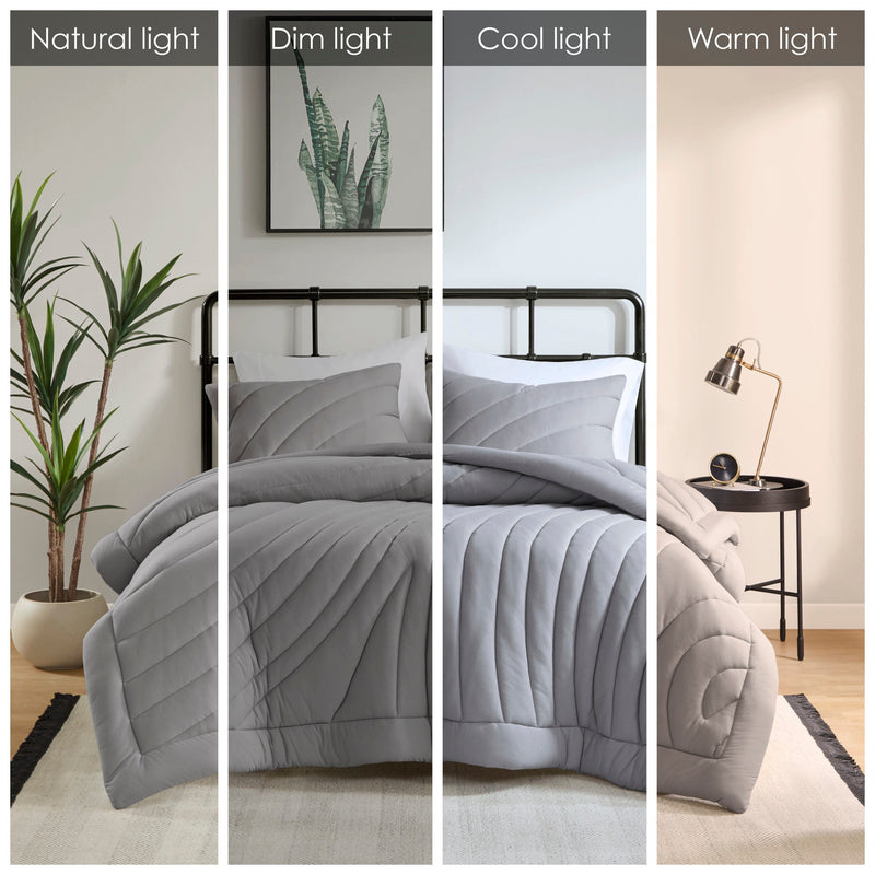 Poly Jersey Puffy Comforter Set