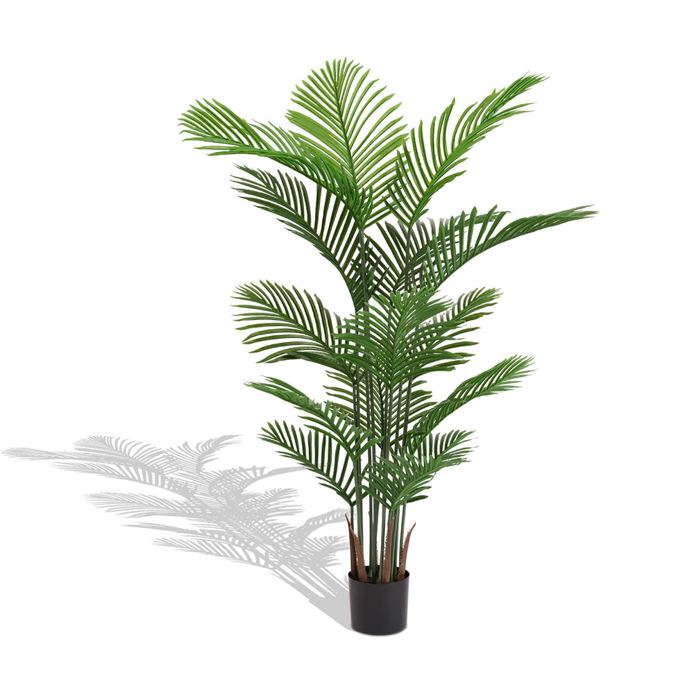 Artificial Areca Palm Plant 160cm Tall Faux Tropical Dypsis Lutescens Tree Green Plastic Indoor Outdoor Décor Media 4