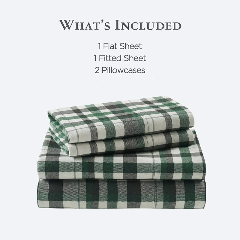 4-Piece 100% Cotton Printed Sheet Set