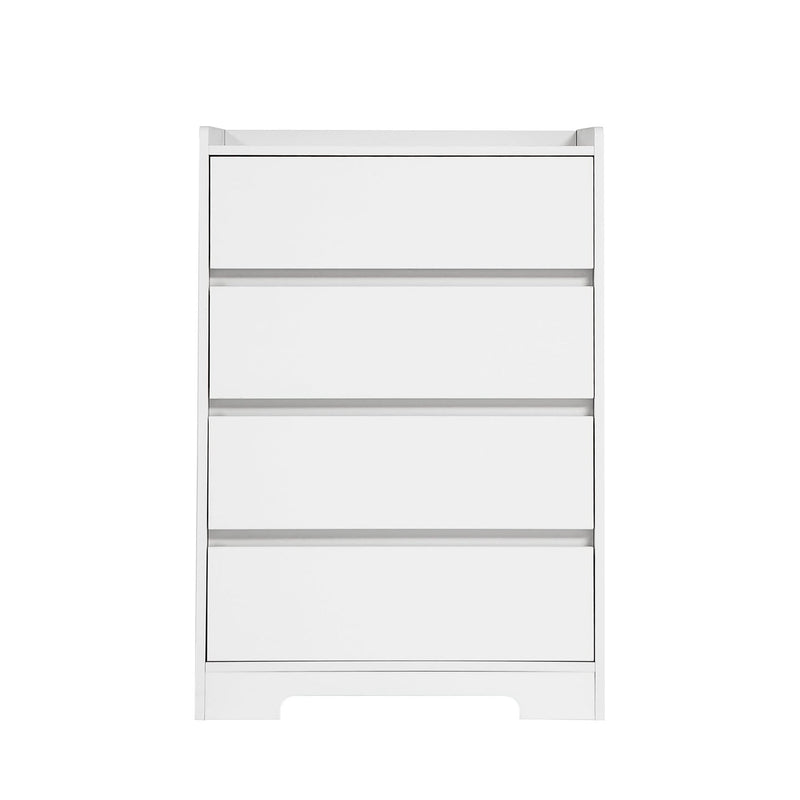 Bedroom Dresser Waterproof Minimalist White Cabinet Storage Organizer