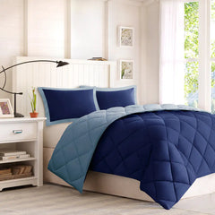 3M Scotchgard Diamond Quilting Reversible Down Alternative Comforter Set perspective