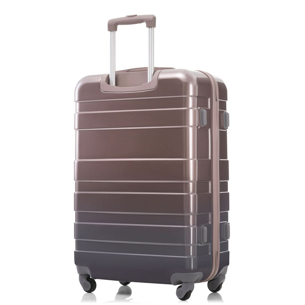 Luggage Set ABS Hardside Lightweight Golden 20 24 28 Inches Spinner Wheels TSA Lock Media 9